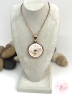 Schmuckset – Gold | Weißer Beton | Muschelsplitter